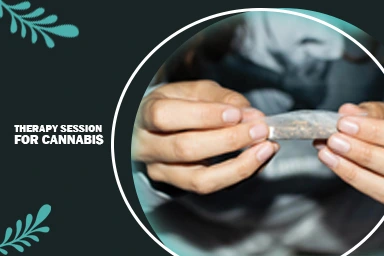 Therapy session for cannabis withdrawal support