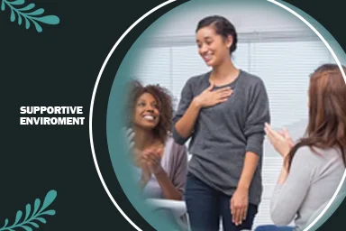 Supportive group setting for social anxiety patients