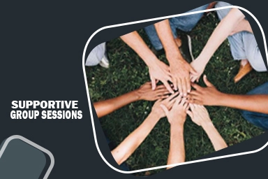 Supportive group session for dual diagnosis patients